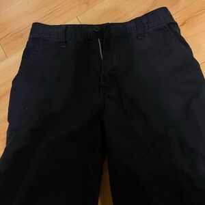 Brandy Melville Navy cargo pants trouser wide flare leg baggy